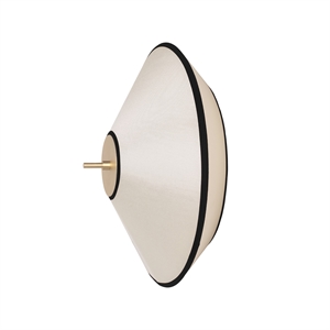 Edgeform Tafta Lámpara de Pared/techo Ø40 Negro/Off-White