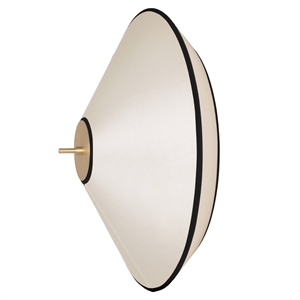 Edgeform Tafta Lámpara de Pared/techo Ø52 Negro/Off-White