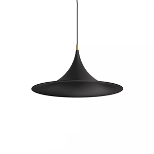 Lámpara Lámpara colgante Linea Light Morgana Ø47 Negro/ Oro Pulido