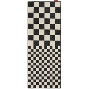 Alfombra Fatboy Carpretty Catwalk Square Affair 80x200 cm Antracita/ Crema