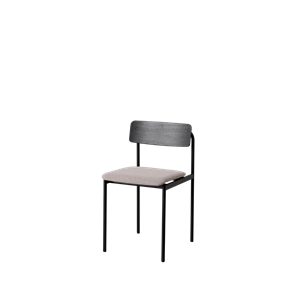 Silla de Comedor Moebe Offset Negro/Re-Wool 128