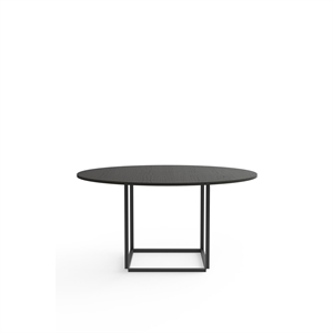 Mesa de Comedor Florence Ø145 Negro con Estructura Negro New Works