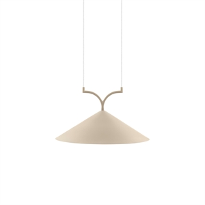 Lámpara Colgante Colgante Globen Lighting Curve 50 en Beige