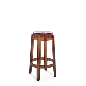 Kartell Charles Ghost Taburete de Bar Alt. 65 Ámbar