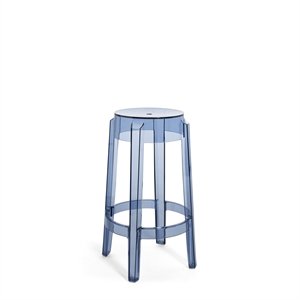 Kartell Charles Ghost Taburete de Bar Alt. 65 Azul