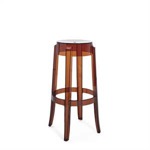 Kartell Charles Ghost Taburete de Bar Alt. 75 Ámbar