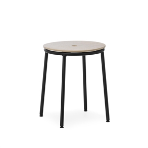 Taburete Normann Copenhagen Circa Negro/ Roble