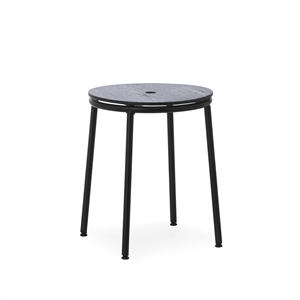 Normann Copenhagen Taburete Circa Negro/ Roble Negro