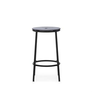 Normann Copenhagen Taburete de Bar Circa Alt. 65 Negro/ Roble Negro