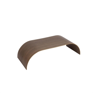 AYTM CURVA Panel de Madera para Estante Corto Nuez