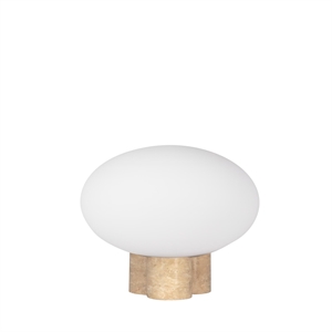 Globen Lighting Mammut 28 Lámpara de Mesa Travertino