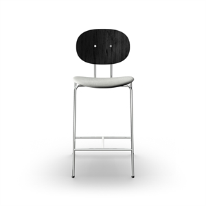 Sibast Furniture Piet Hein Taburete de bar Cromo Roble Negro y Remix 123