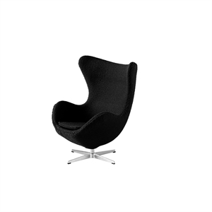 Sillón Egg en Miniatura de Fritz Hansen Negro