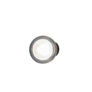 TOOY Nabila 552.41 Lámpara de Techo Negro Mate/Cromo Negro con Cristal Ahumado