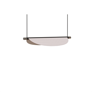 Lámpara Colgante TOOY Thula 562.21 Beige/ Níquel/ Cuero Beige