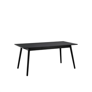 FDB Furniture C35B Mesa de Comedor 160 cm Roble Negro