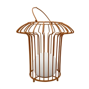 Dyberg Larsen Basket Lámpara de Exterior Terracota