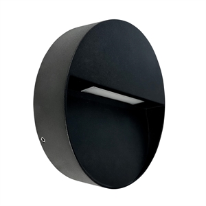 Dyberg Larsen Pluto Lámpara de Pared Exterior Negro