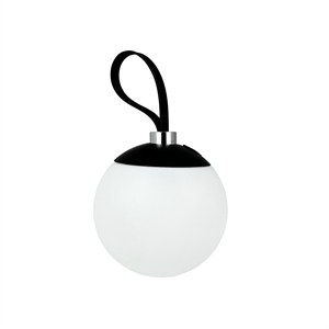 Lámpara de exterior Dyberg Larsen Odin con correa Blanco/ Negro