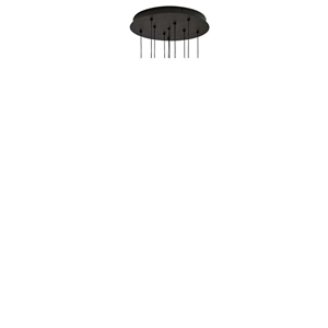 Rosetón Loom Design para 10 Lámpara Colgante Valkyrie Ø40,5 Negro
