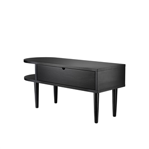 FDB Furniture Banco F24 90 Cm Roble Negro