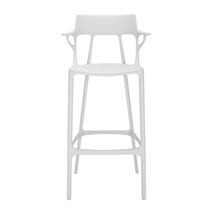 Kartell AI Taburete Alto 75 Blanco