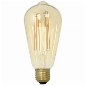Bombilla LED Astro E27 de 3,5" y 2100 K, Regulable, Color Dorado/ Transparente.
