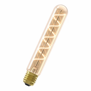 Bombilla Astro E27 de Filamento Flexible Tubular, 2,5 W, 2100 K, Color Oro/ Transparente.