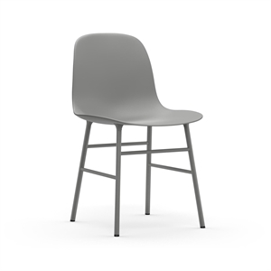 Silla de Comedor Normann Copenhagen Form Gris/ Acero Gris