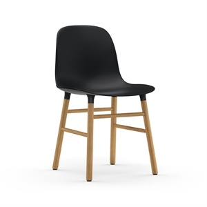 Silla de Comedor Normann Copenhagen Form Negro/ Roble