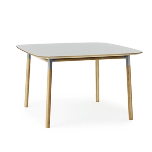 Mesa de Comedor Normann Copenhagen Form Gris/roble 120 x 120 cm