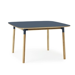 Normann Copenhagen Form Mesa de Comedor 120 x 120 cm Azul/Roble