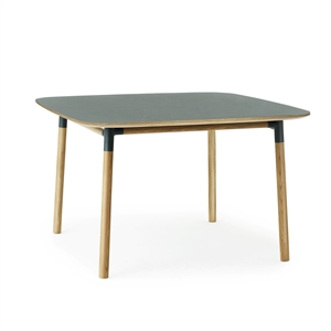 Normann Copenhagen Form Mesa de Comedor Verde/Roble 120 x 120 cm