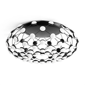 Lámpara de Techo Luceplan Mesh Ø72 Negro