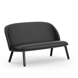 Normann Copenhagen Ace Sofá Roble Negro /Cuero Negro