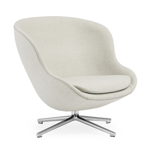 Normann Copenhagen Hyg Sillón con Estructura Giratoria Bajo Aluminio/ Arena MLF20