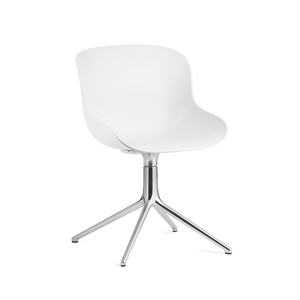 Normann Copenhagen Hyg Silla Giratoria Aluminio/ Blanco