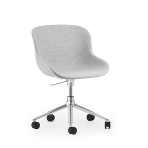 Silla de Oficina Normann Copenhagen Hyg con Ruedas Tapizada Aluminio/Synergy LDS16