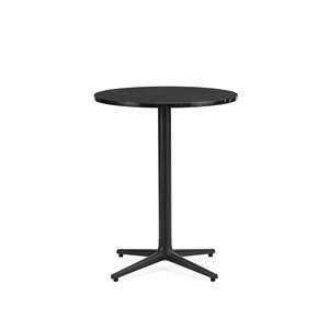 Normann Copenhagen Mesa de Centro Allez 4L Ø60 Mármol Negro