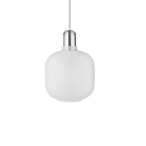 Normann Copenhagen Amp Lámpara Colgante Pequeña Blanco/ Zinc