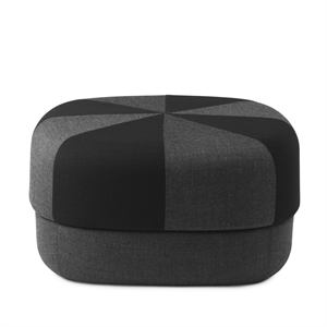 Normann Copenhagen Circus Puf Duo Grande Negro