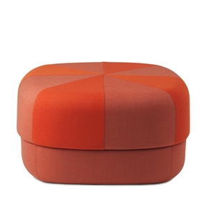 Normann Copenhagen Circus Puf Duo Grande Naranja