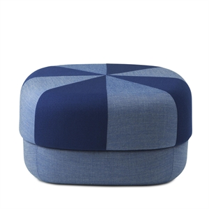 Normann Copenhagen Circus Puf Duo Grande Azul