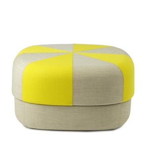 Normann Copenhagen Circus Puf Duo Grande Amarillo