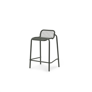 Taburete de Bar Normann Copenhagen Vig Alt. 65 cm Verde Oscuro