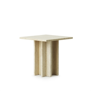 Normann Copenhagen Edge Mesa de Centro Pequeño de Travertino