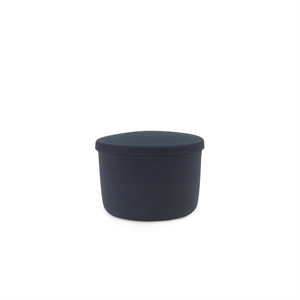 Normann Copenhagen Puf con Almacenaje Hide Pequeño Acero Azul