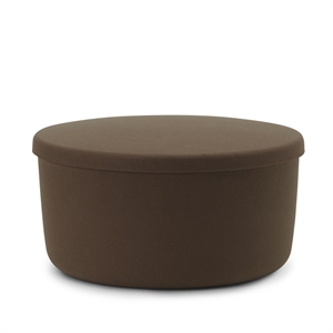 Normann Copenhagen Puf de Almacenamiento Hide Grande Marrón