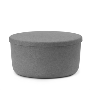 Normann Copenhagen Hide Storage Puf Grande Gris