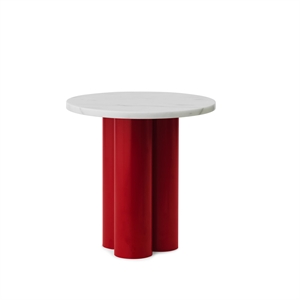 Normann Copenhagen Tu Mesa Auxiliar Rojo/ Blanco Carrara